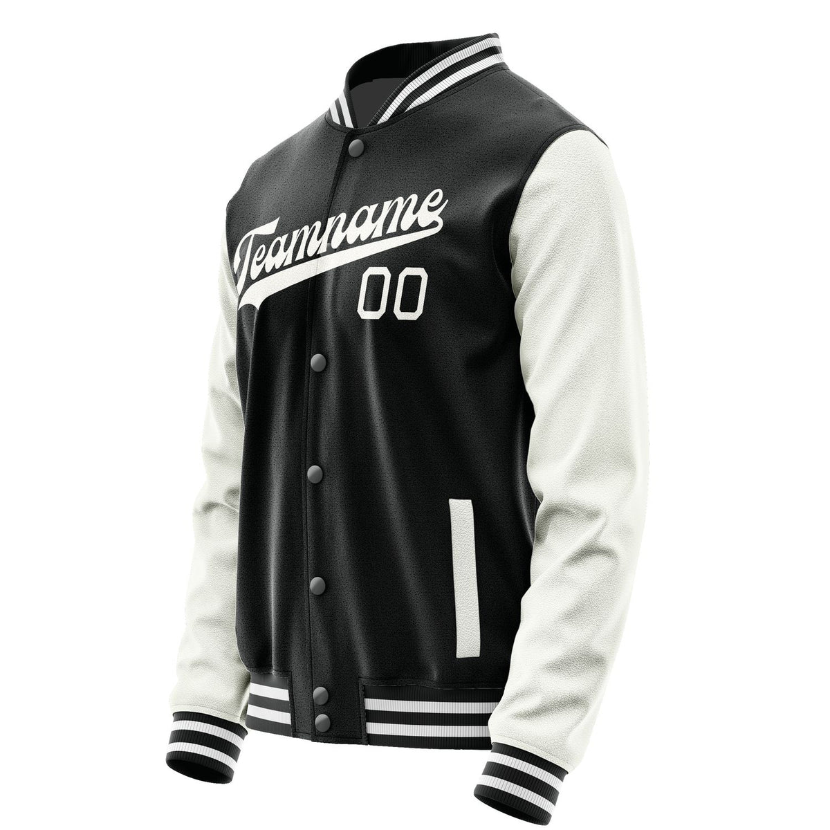 Custom Black White Jacket JA1717181718B31818