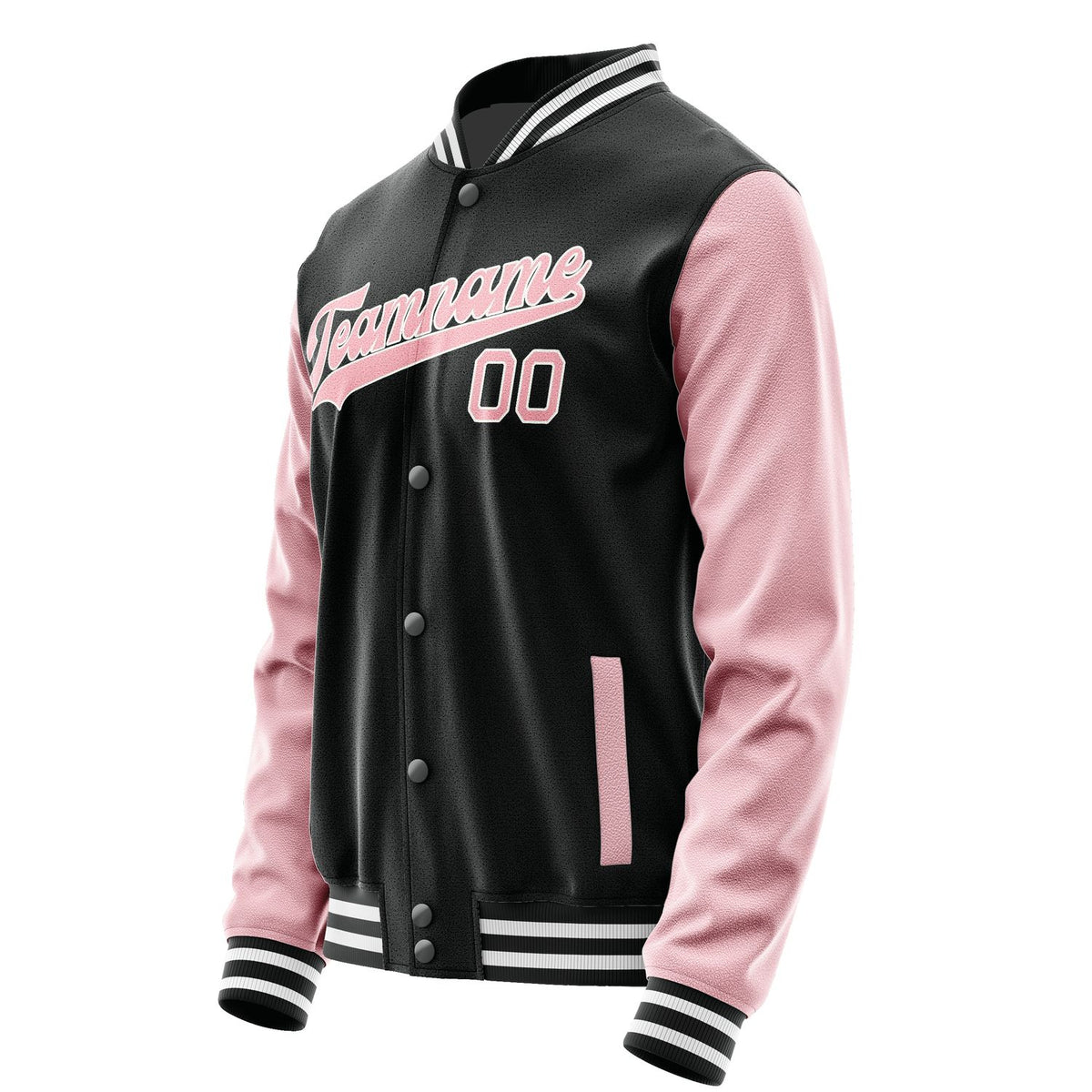 Custom Black Light Pink Jacket JA1717211718B31821