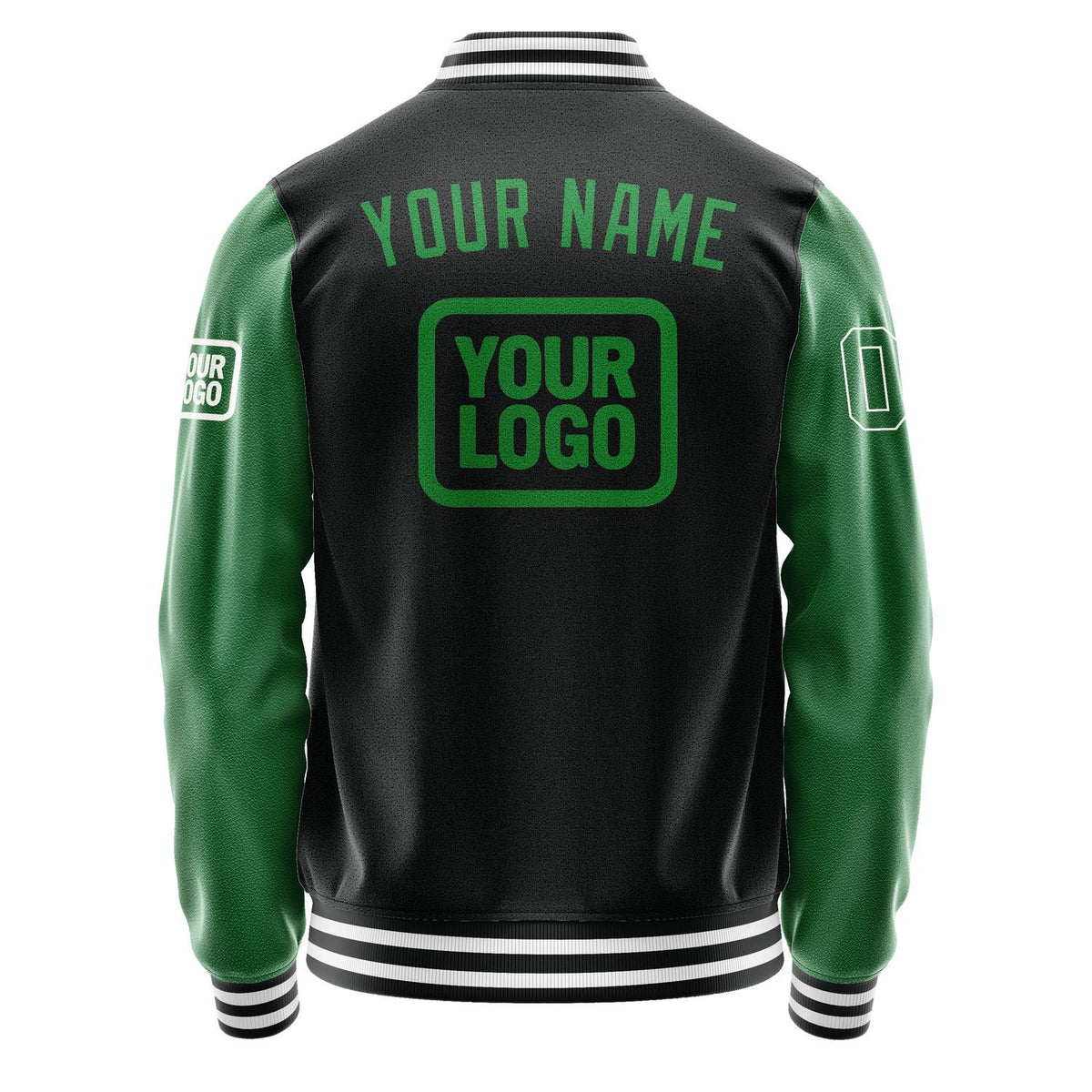 Custom Black Emerald Green Jacket JA171724171818242418