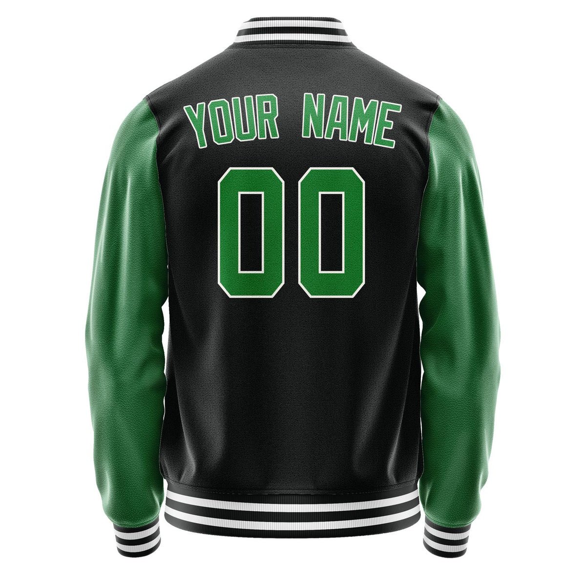 Custom Black Emerald Green Jacket JA1717241718B31824