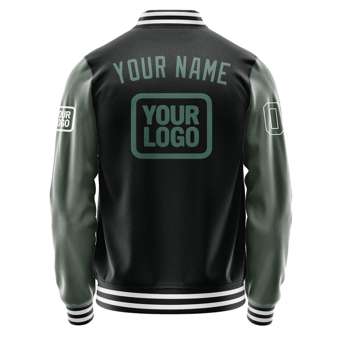 Custom Black Blue Green Jacket JA171727171818272718