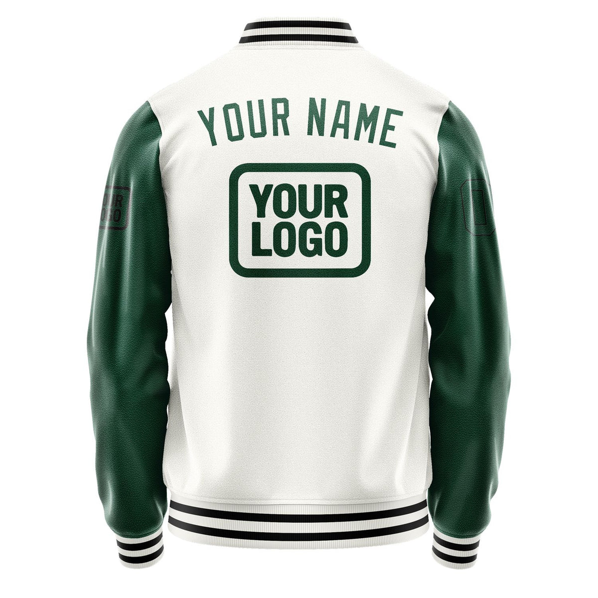 Custom White Green Jacket JA181805181717050517