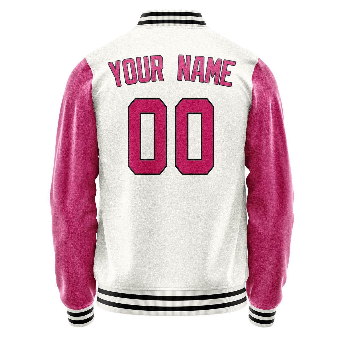 Custom White Pink Jacket JA1818131817B31713