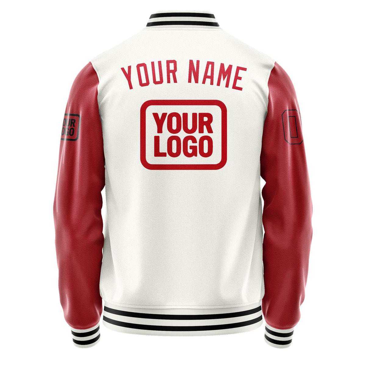 Custom White Red Jacket JA181814181717141417