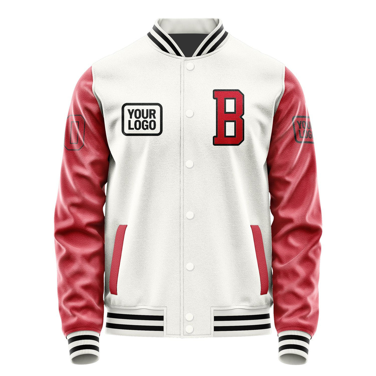 Custom White Red Jacket JA181814181717141417