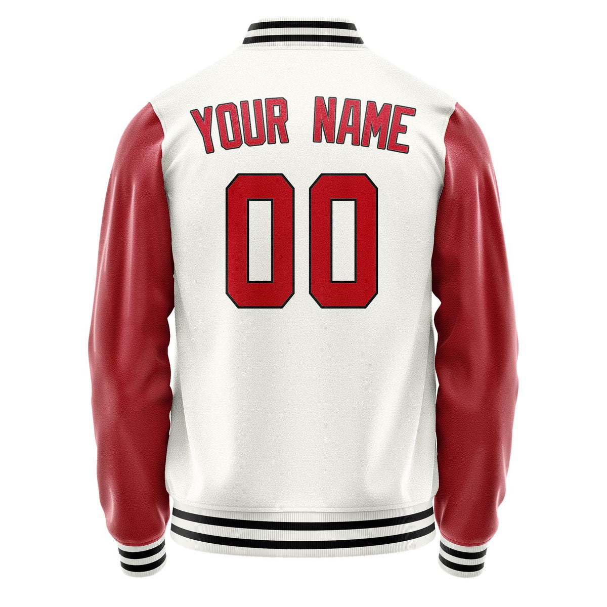 Custom White Red Jacket JA1818141817B31714