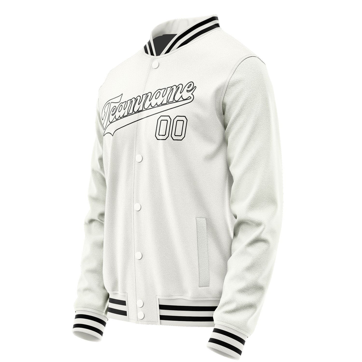 Custom White White Jacket JA1818181817B31718