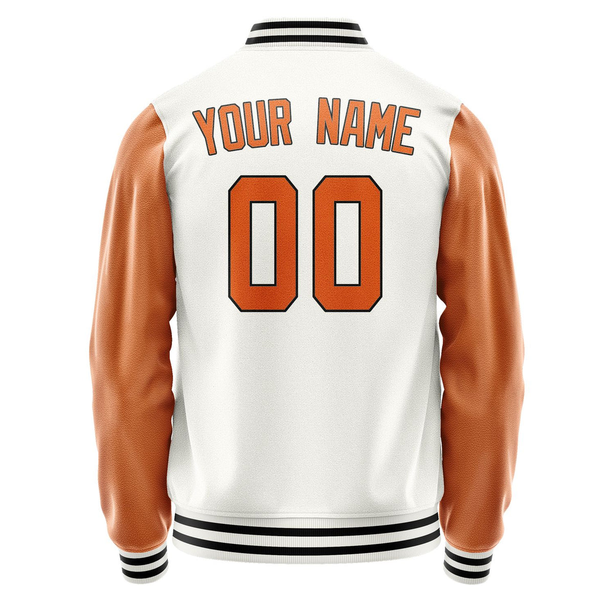 Custom White Orange Jacket JA1818281817B31728