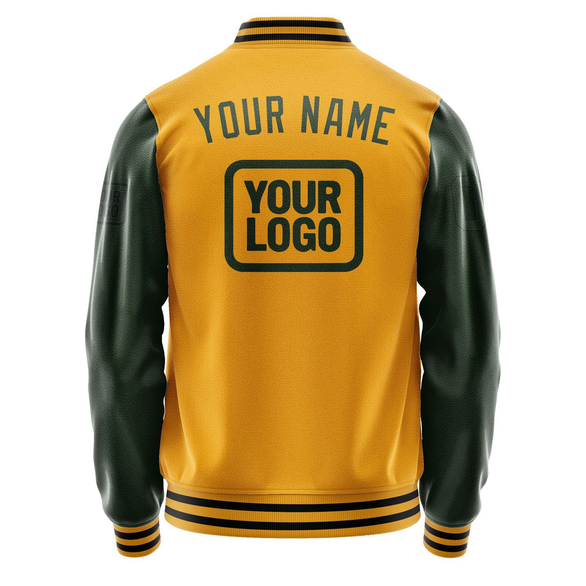 Custom Yellow Dark Green Jacket JA191906191717060617