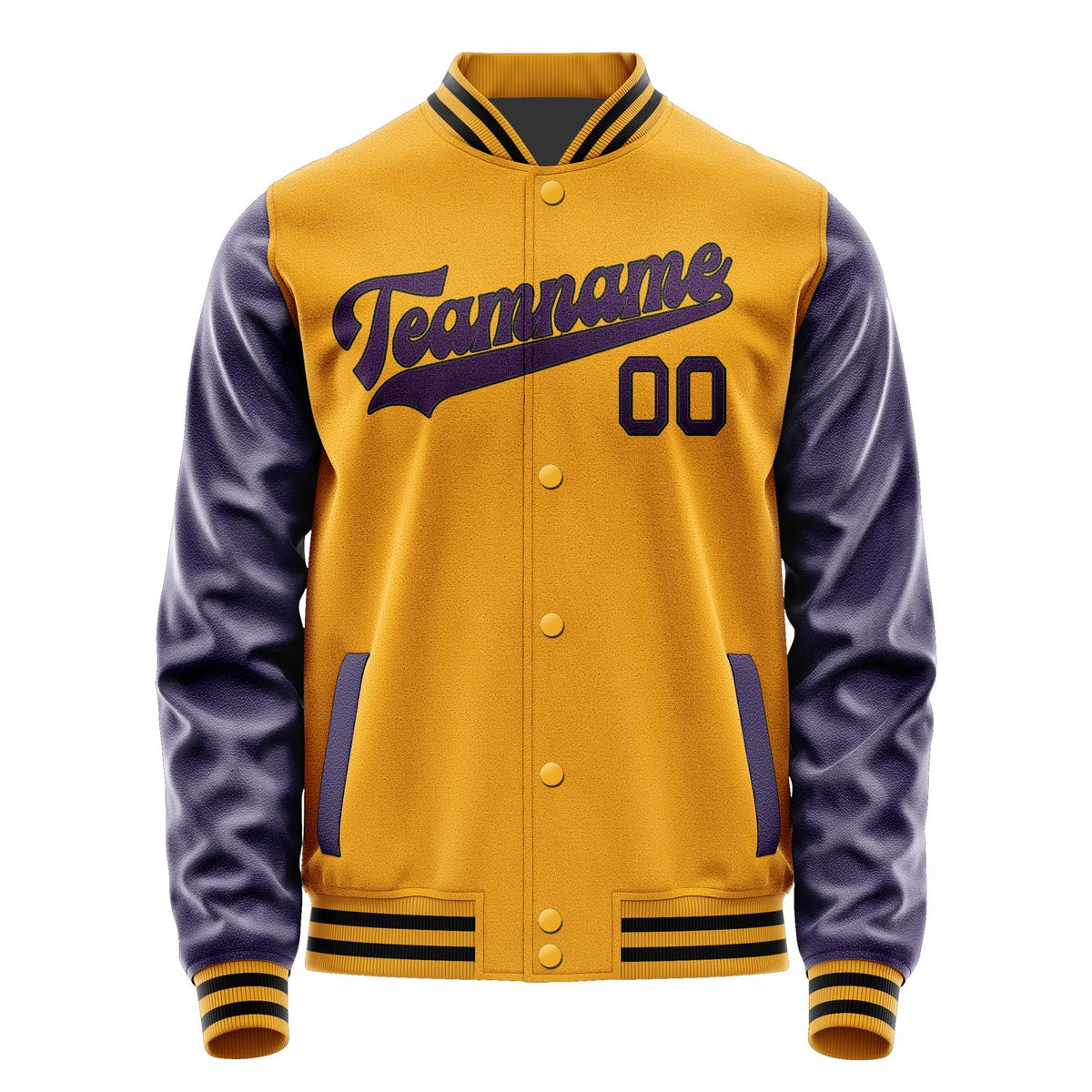 Custom Yellow Purple Jacket JA1919071917B31707