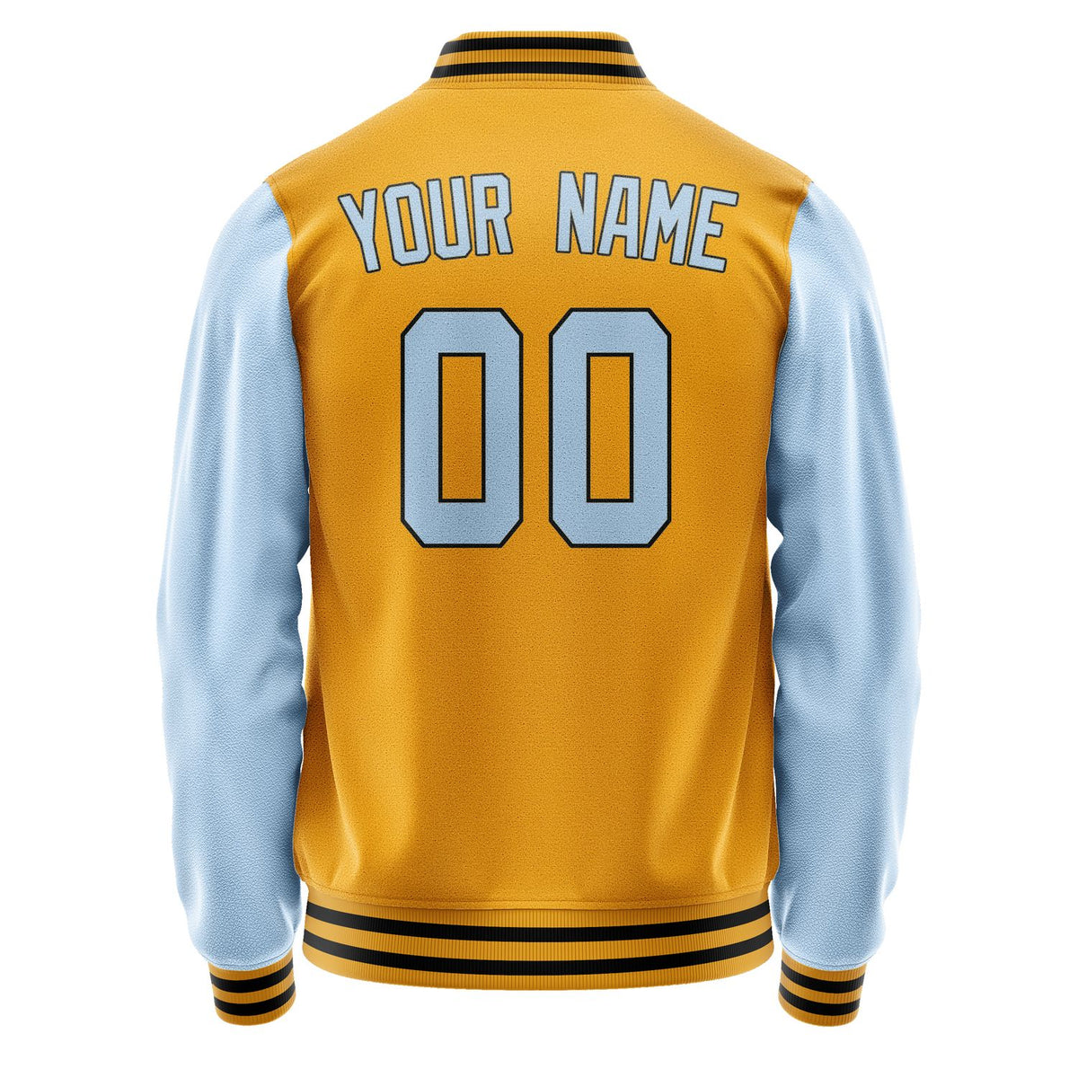 Custom Yellow Light Blue Jacket JA1919081917B31708