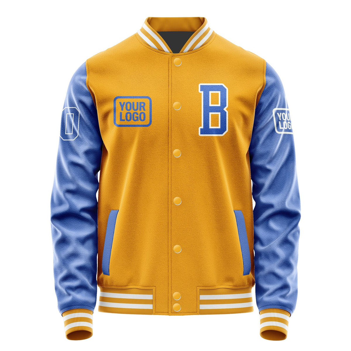 Custom Yellow Sky Blue Jacket JA191909191818090918