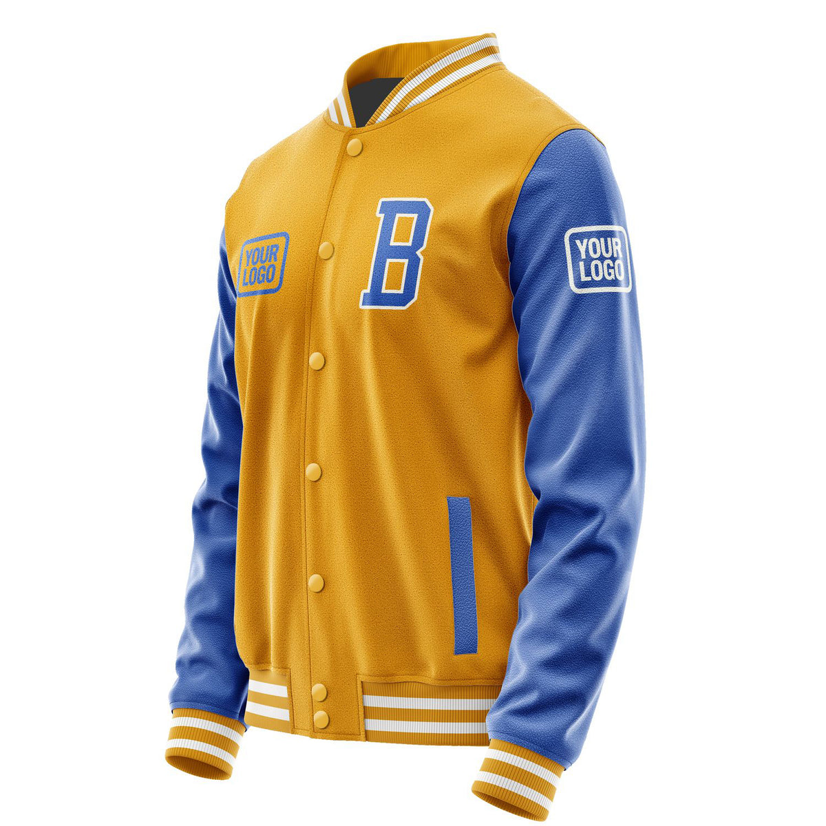 Custom Yellow Sky Blue Jacket JA191909191818090918