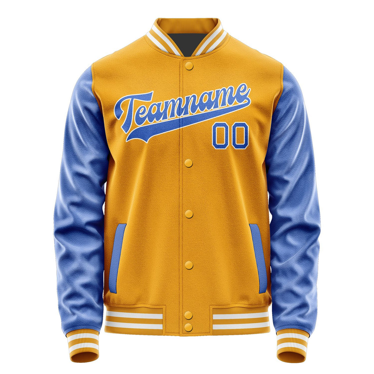 Custom Yellow Sky Blue Jacket JA1919091918B31809