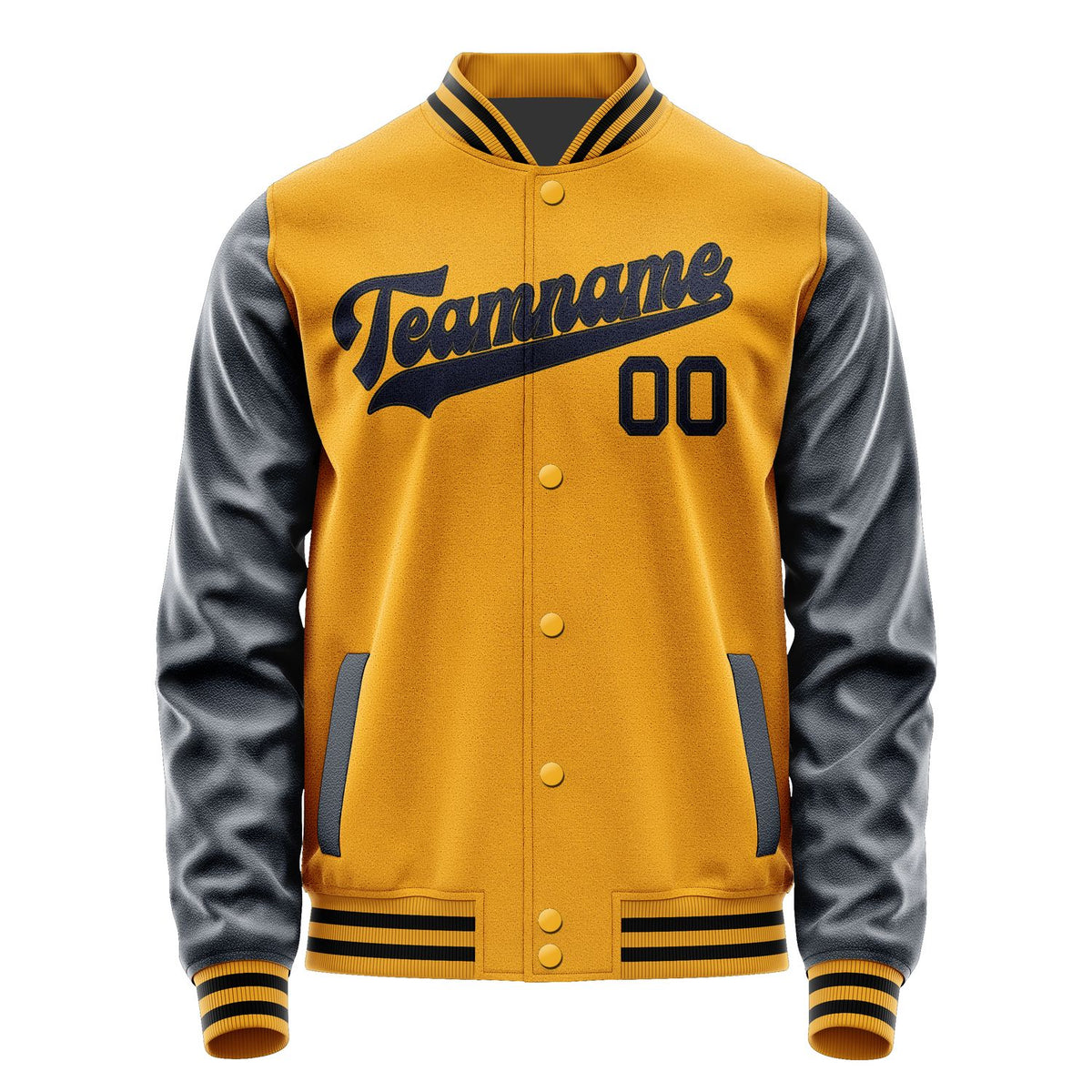 Custom Yellow Navy Jacket JA1919111917B31711