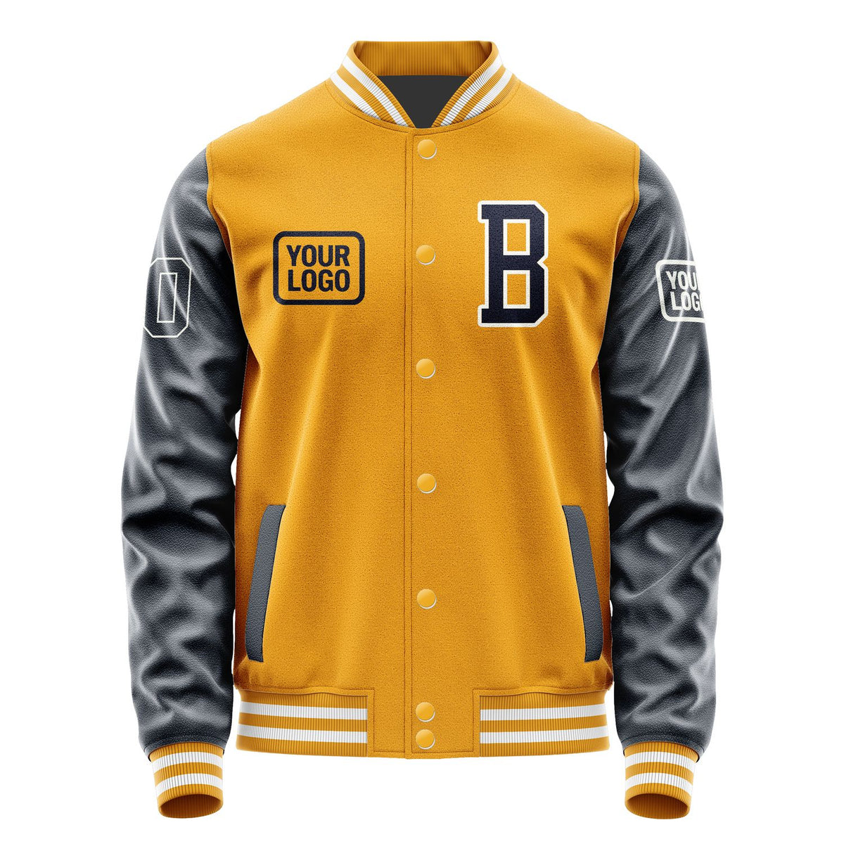 Custom Yellow Navy Jacket JA191911191818111118