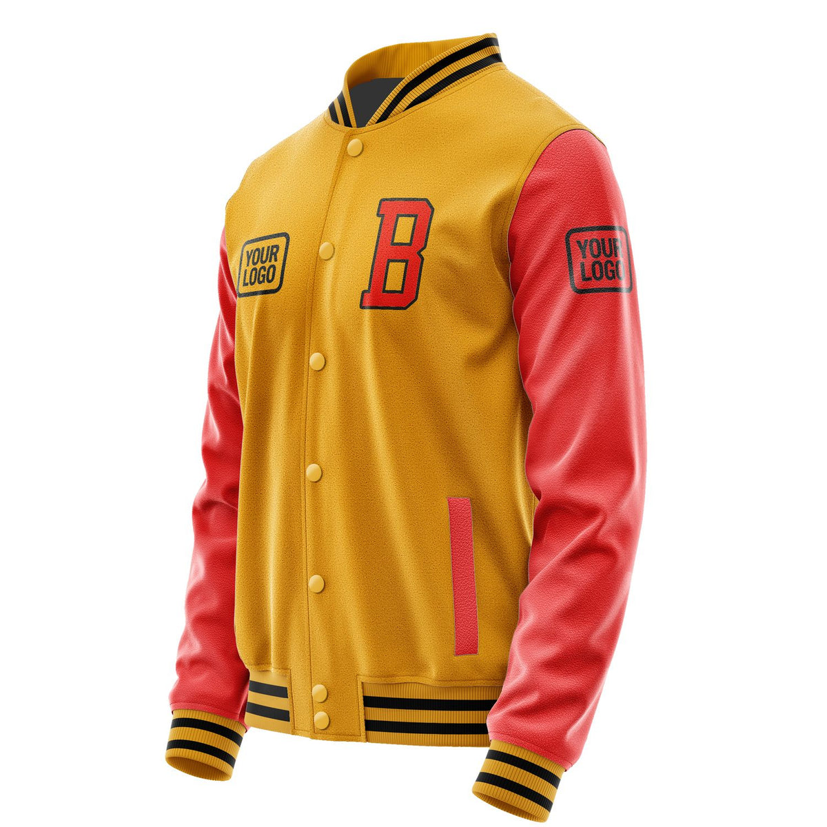 Custom Yellow Orange Red Jacket JA191912191717121217