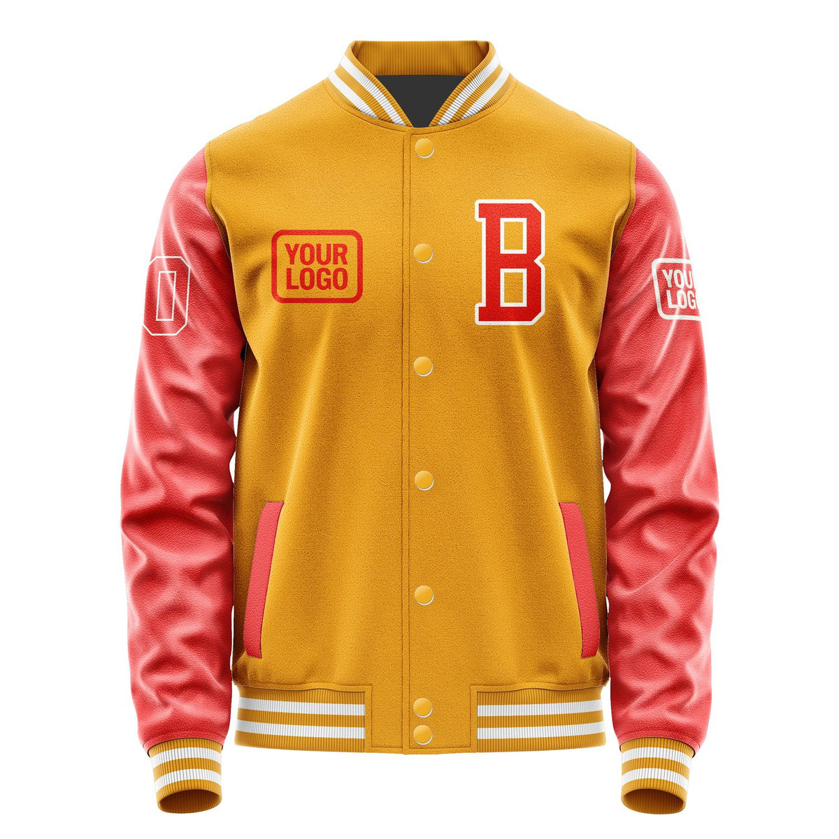 Custom Yellow Orange Red Jacket JA191912191818121218