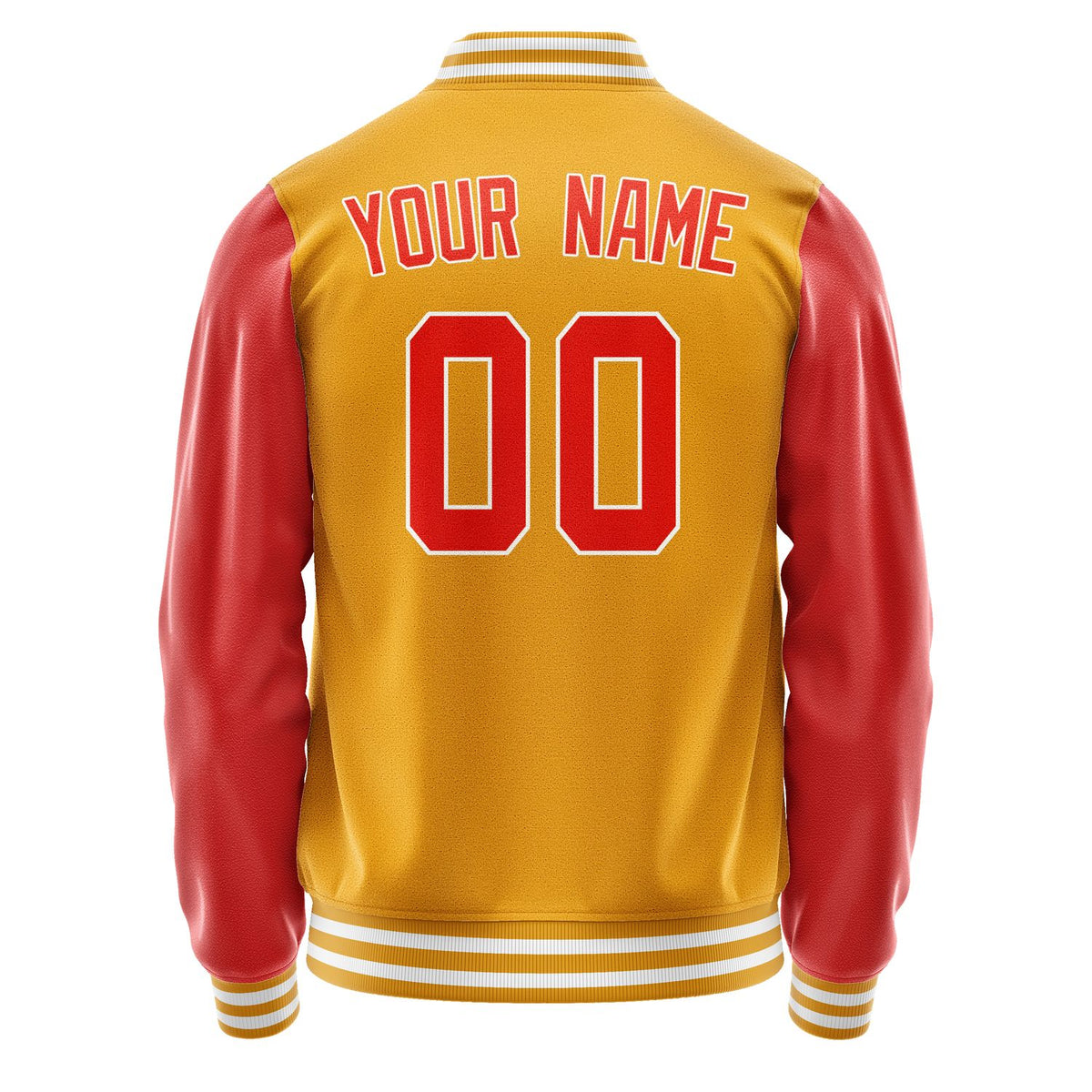 Custom Yellow Orange Red Jacket JA1919121918B31812