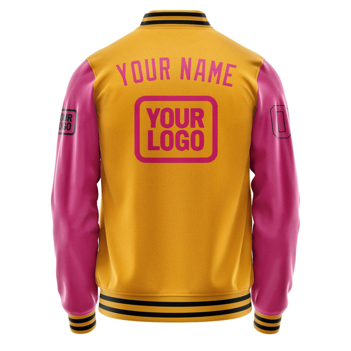 Custom Yellow Pink Jacket JA191913191717131317