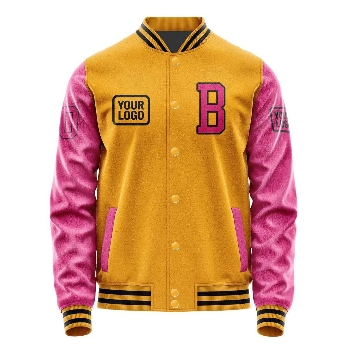 Custom Yellow Pink Jacket JA191913191717131317