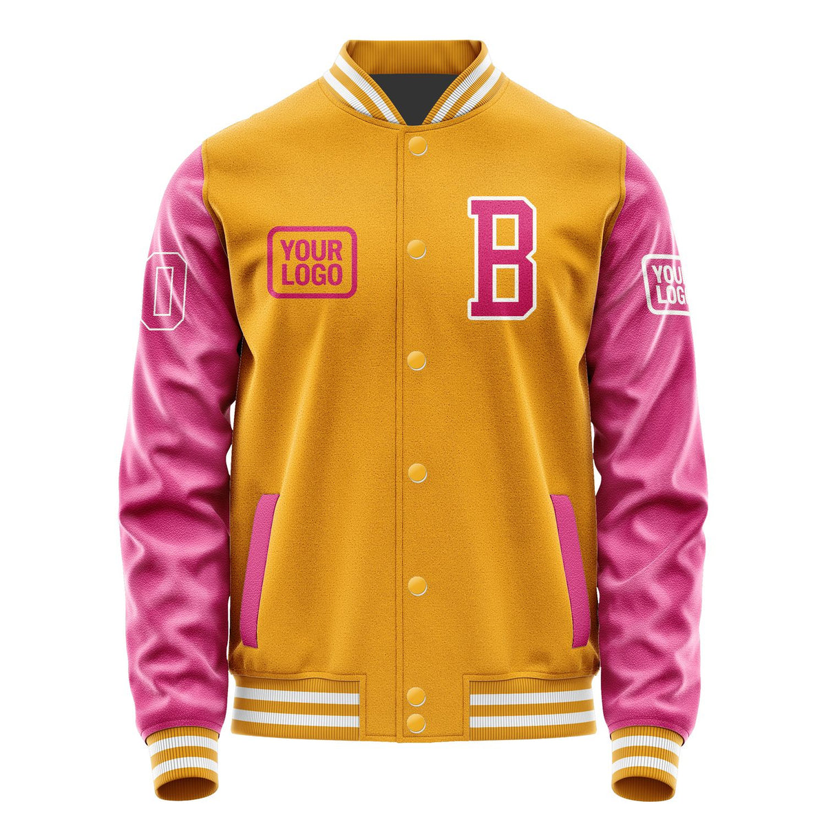 Custom Yellow Pink Jacket JA191913191818131318