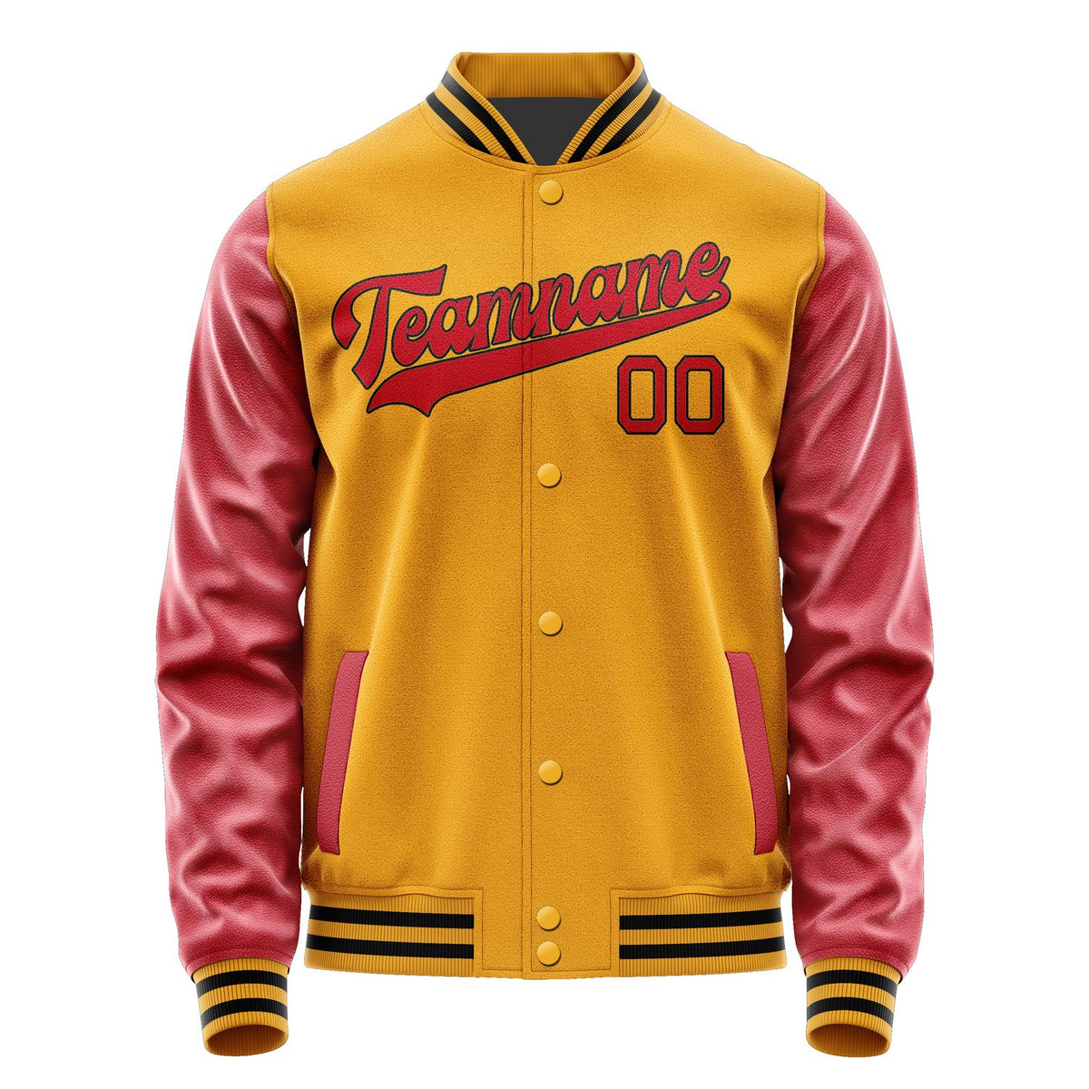 Custom Yellow Red Jacket JA1919141917B31714