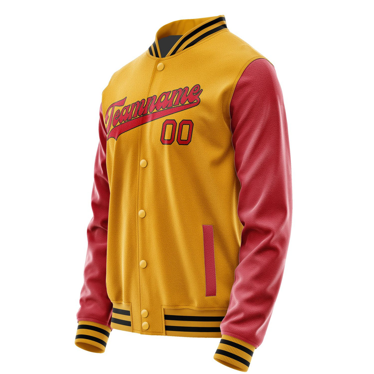 Custom Yellow Red Jacket JA1919141917B31714