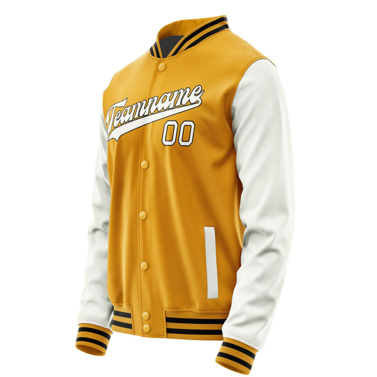 Custom Yellow White Jacket JA1919181917B31718