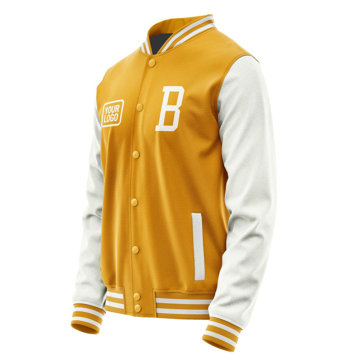 Custom Yellow White Jacket JA191918191818181818