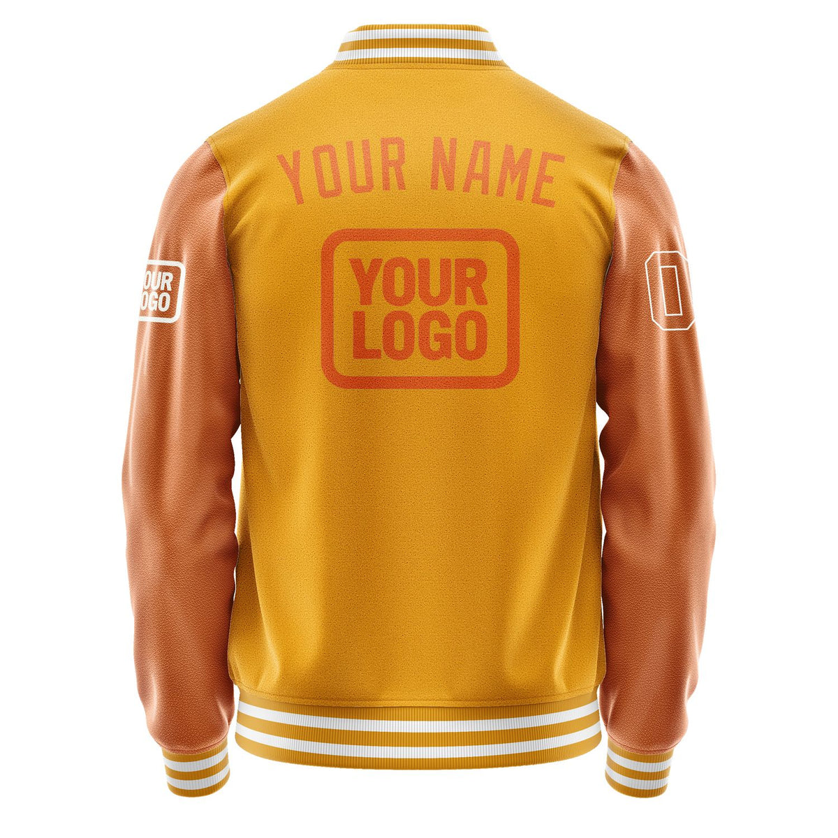 Custom Yellow Orange Jacket JA191928191818282818