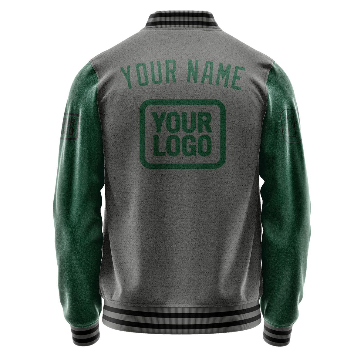 Custom Dark Grey Green Jacket JA202005201717050517