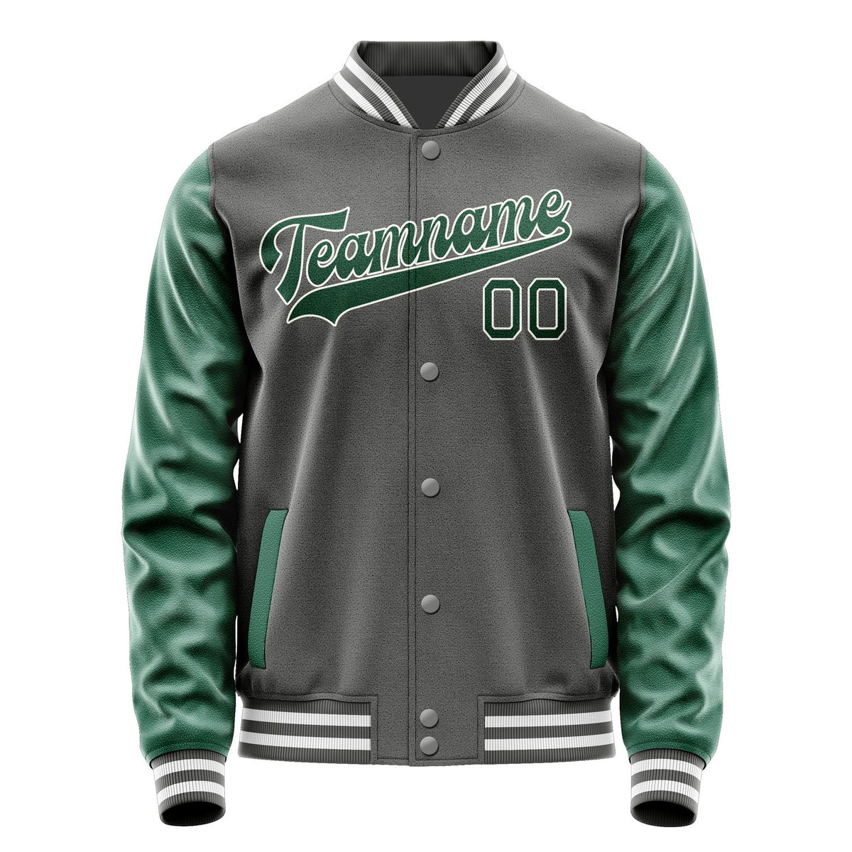 Custom Dark Grey Green Jacket JA2020052018B31805