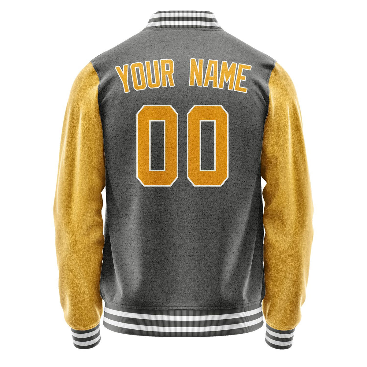 Custom Dark Grey Yellow Jacket JA2020192018B31819