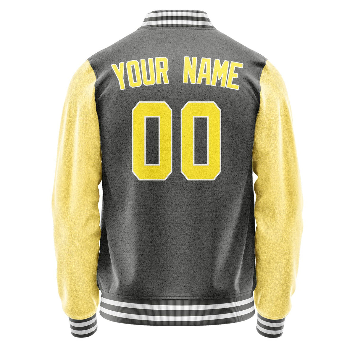 Custom Dark Grey Light Yellow Jacket JA2020262018B31826