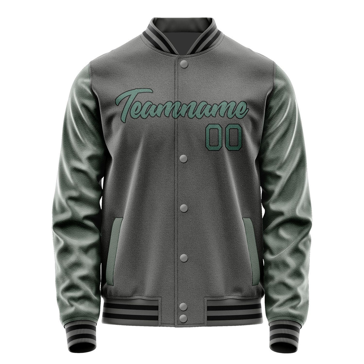 Custom Dark Grey Blue Green Jacket JA2020272017B21727