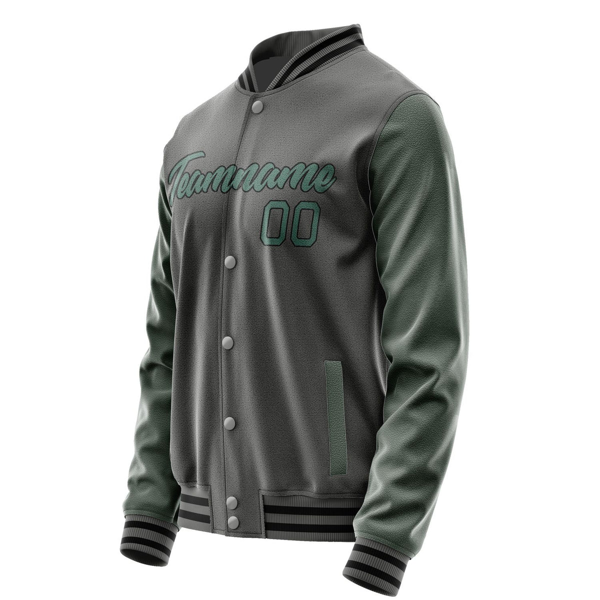 Custom Dark Grey Blue Green Jacket JA2020272017B21727