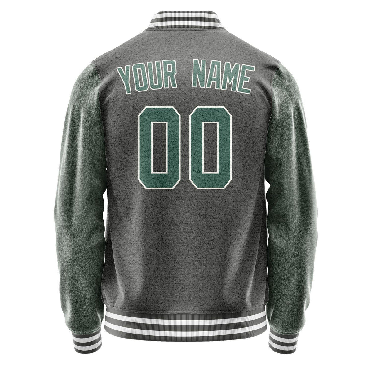 Custom Dark Grey Blue Green Jacket JA2020272018B31827