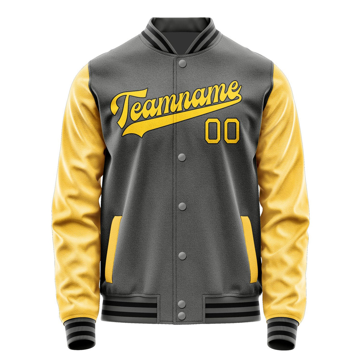 Custom Dark Grey Gold Jacket JA2020302017B31730