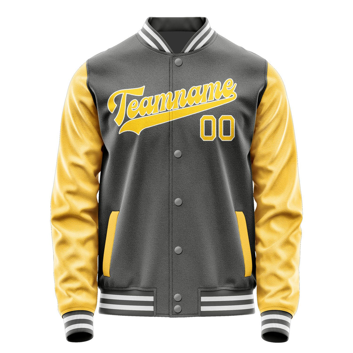 Custom Dark Grey Gold Jacket JA2020302018B31830