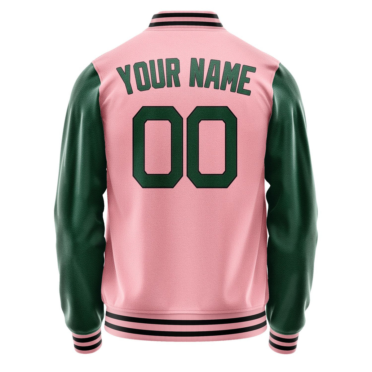 Custom Light Pink Green Jacket JA2121052117B21705