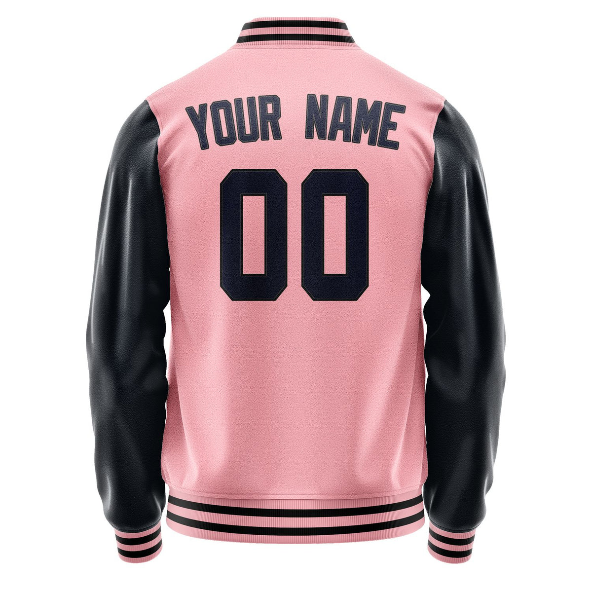 Custom Light Pink Navy Jacket JA2121112117B31711