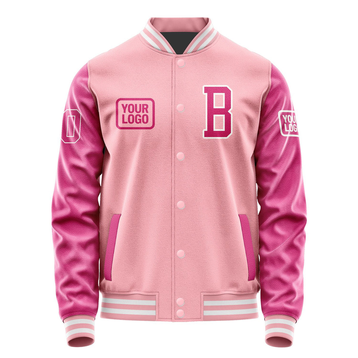 Custom Light Pink Pink Jacket JA212113211818131318