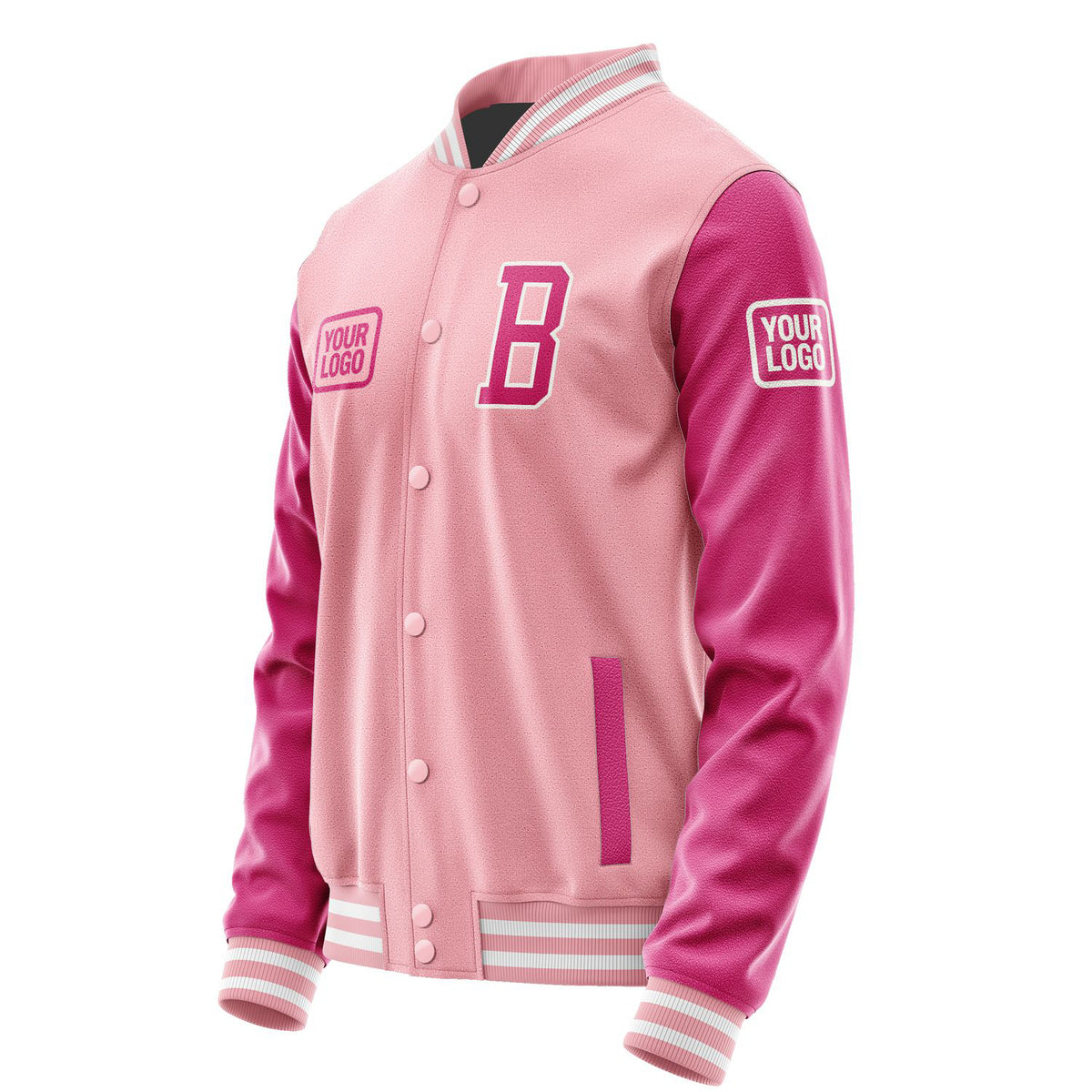 Custom Light Pink Pink Jacket JA212113211818131318