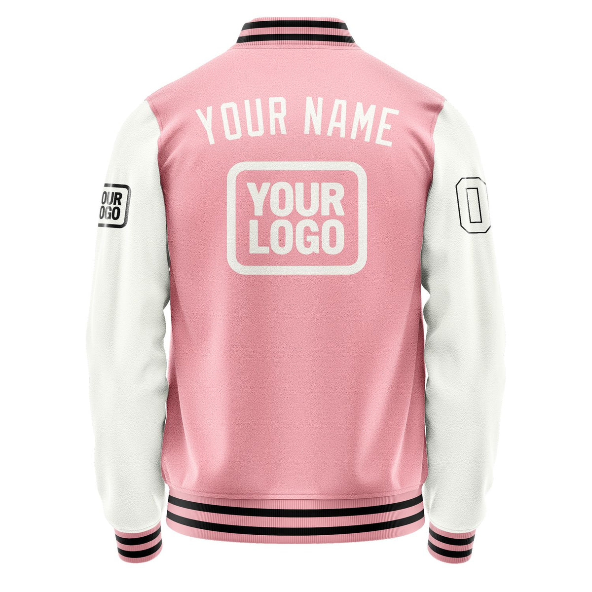 Custom Light Pink White Jacket JA212118211717181817