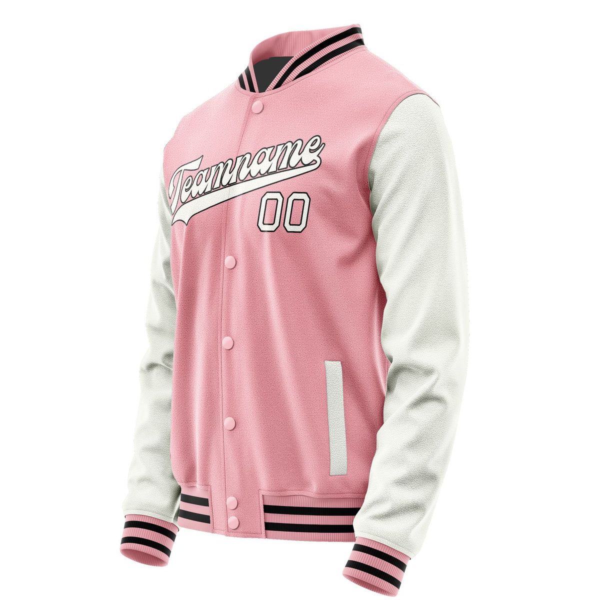 Custom Light Pink White Jacket JA2121182117B31718