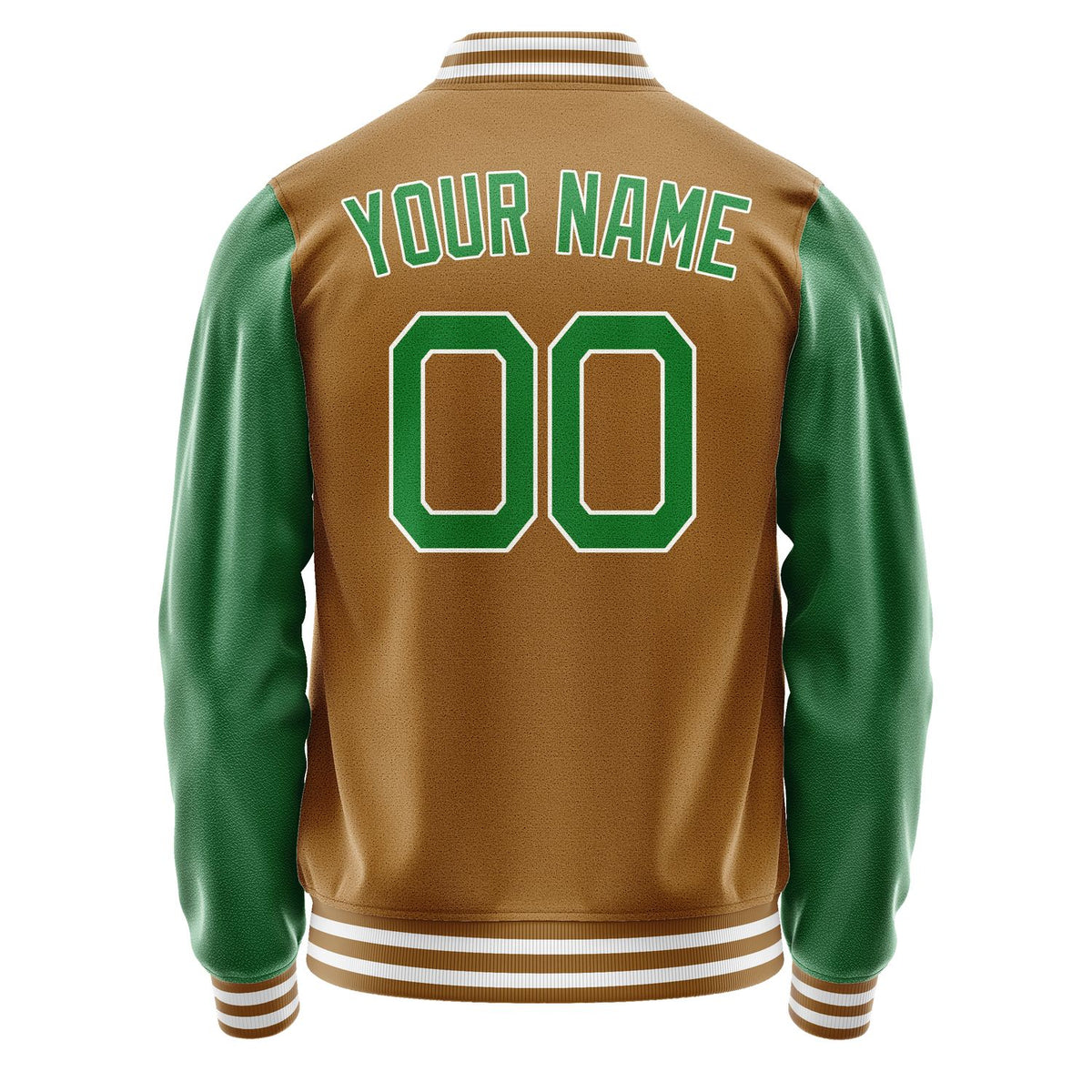 Custom Khaki Emerald Green Jacket JA2222242218B21824