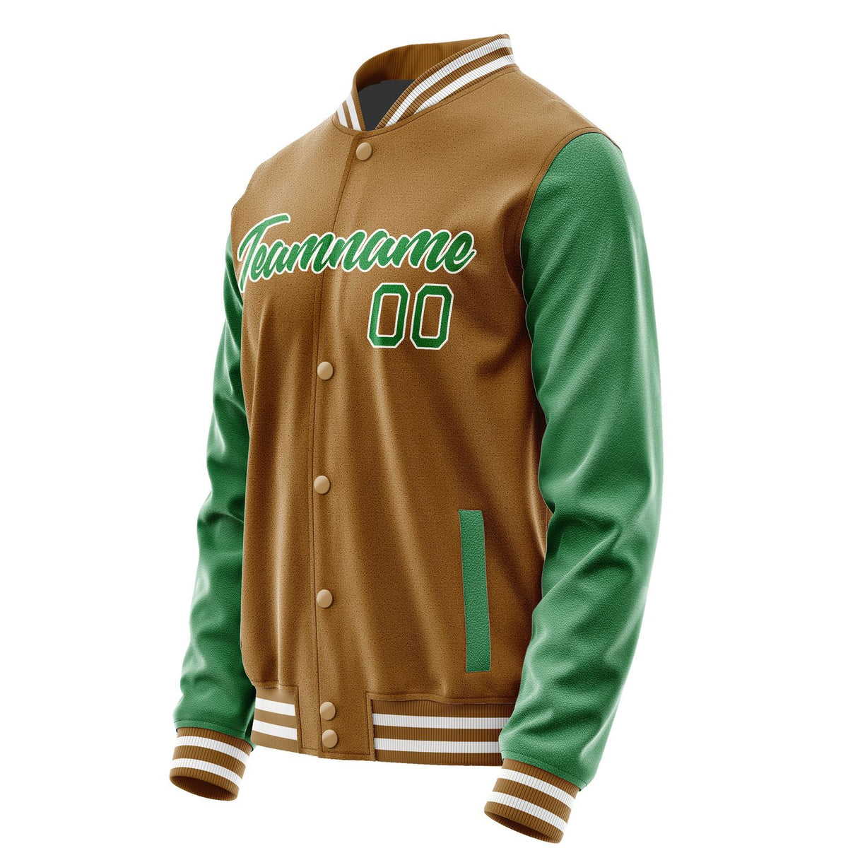 Custom Khaki Emerald Green Jacket JA2222242218B21824