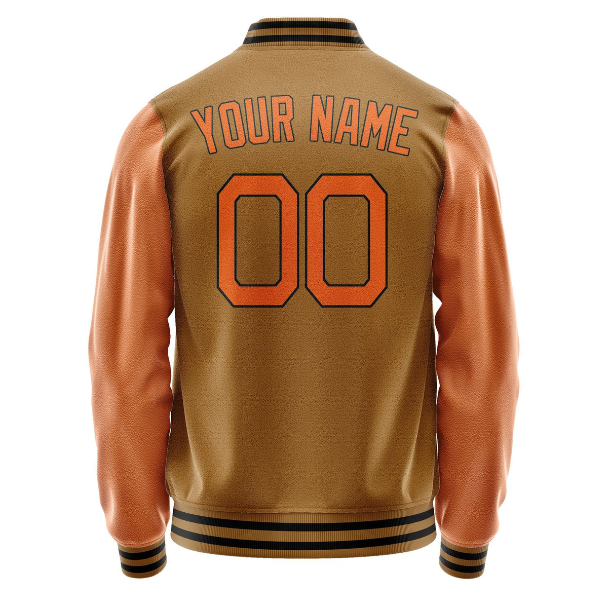 Custom Khaki Orange Jacket JA2222282217B21728