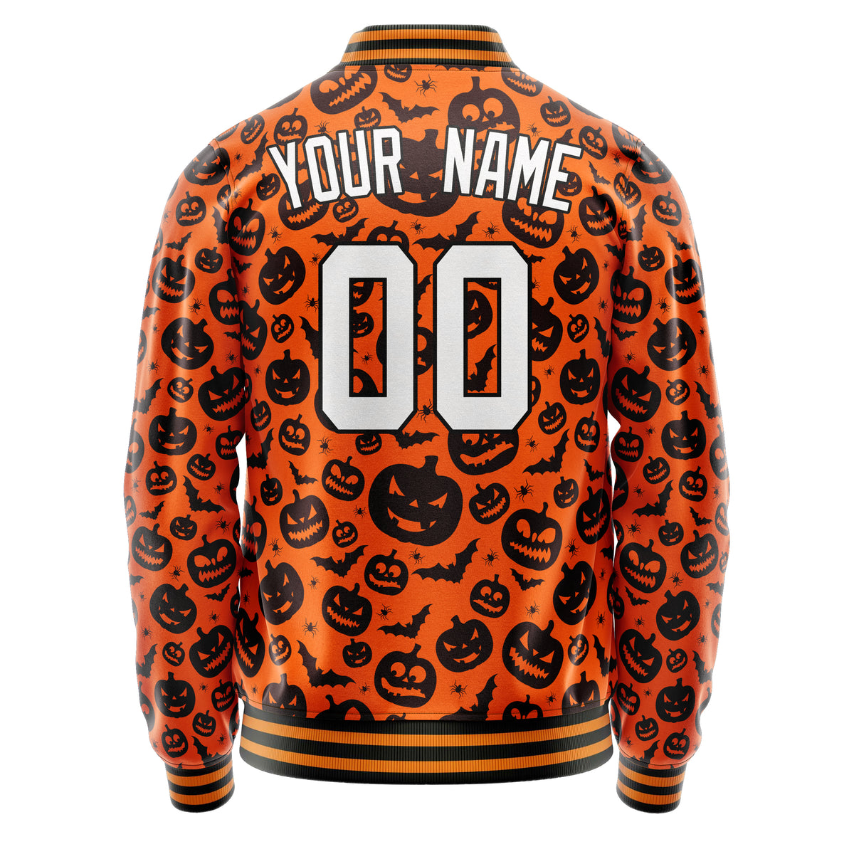 Custom Orange Halloween Jacket